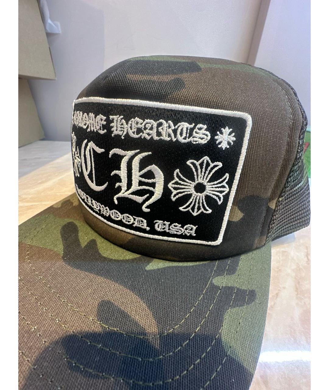 CHROME HEARTS Черная кепка/бейсболка, фото 4