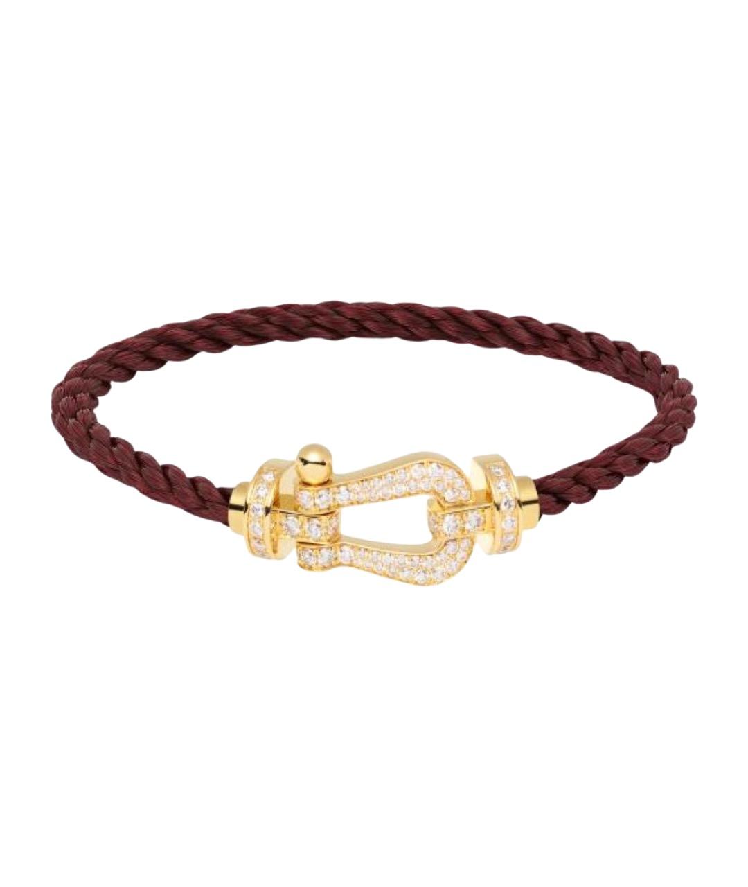 FRED Коричневый браслет из желтого золота, фото 1