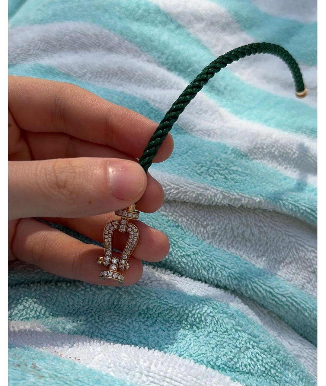 FRED Коричневый браслет из желтого золота, фото 5