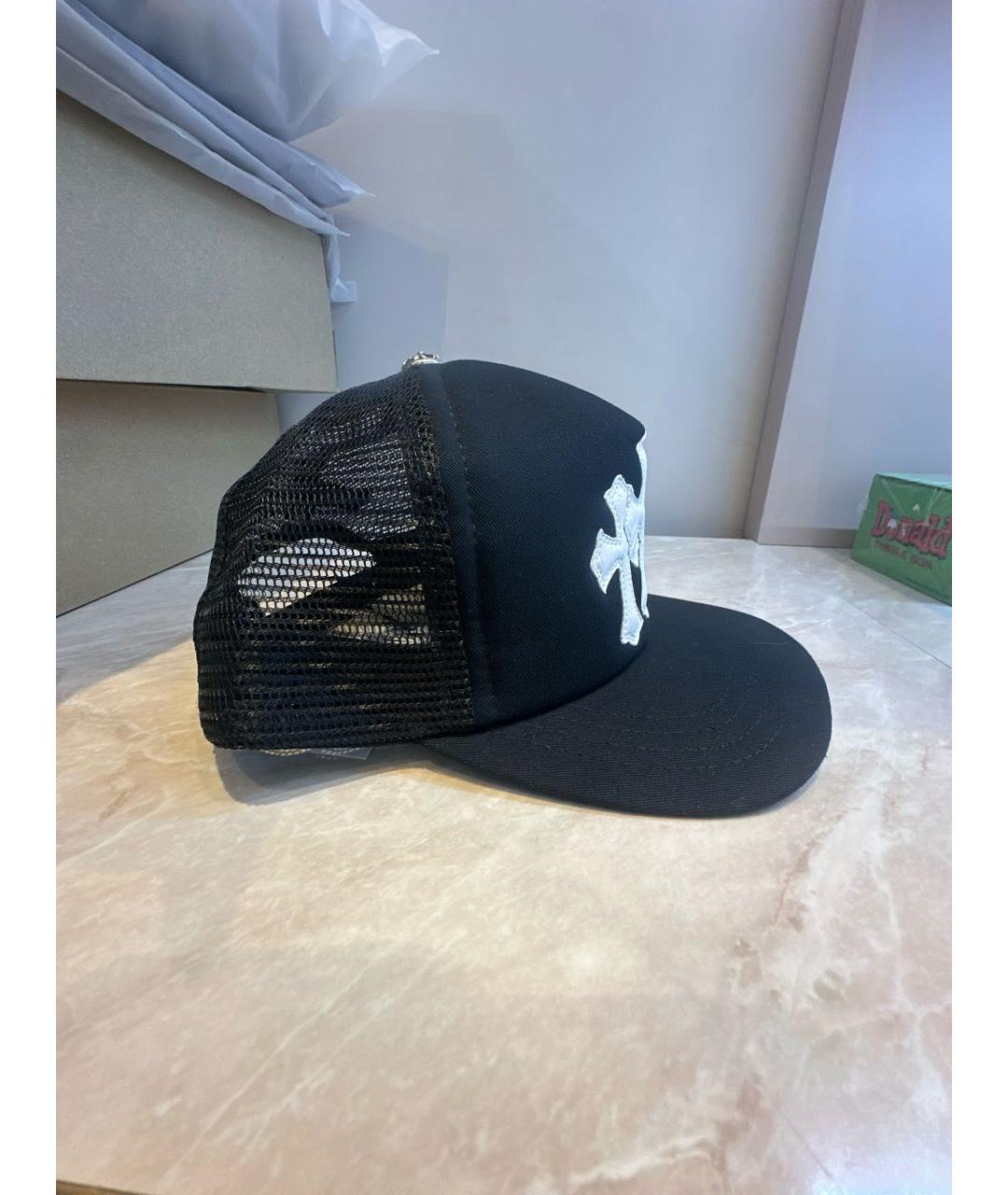 CHROME HEARTS Черная кепка/бейсболка, фото 3