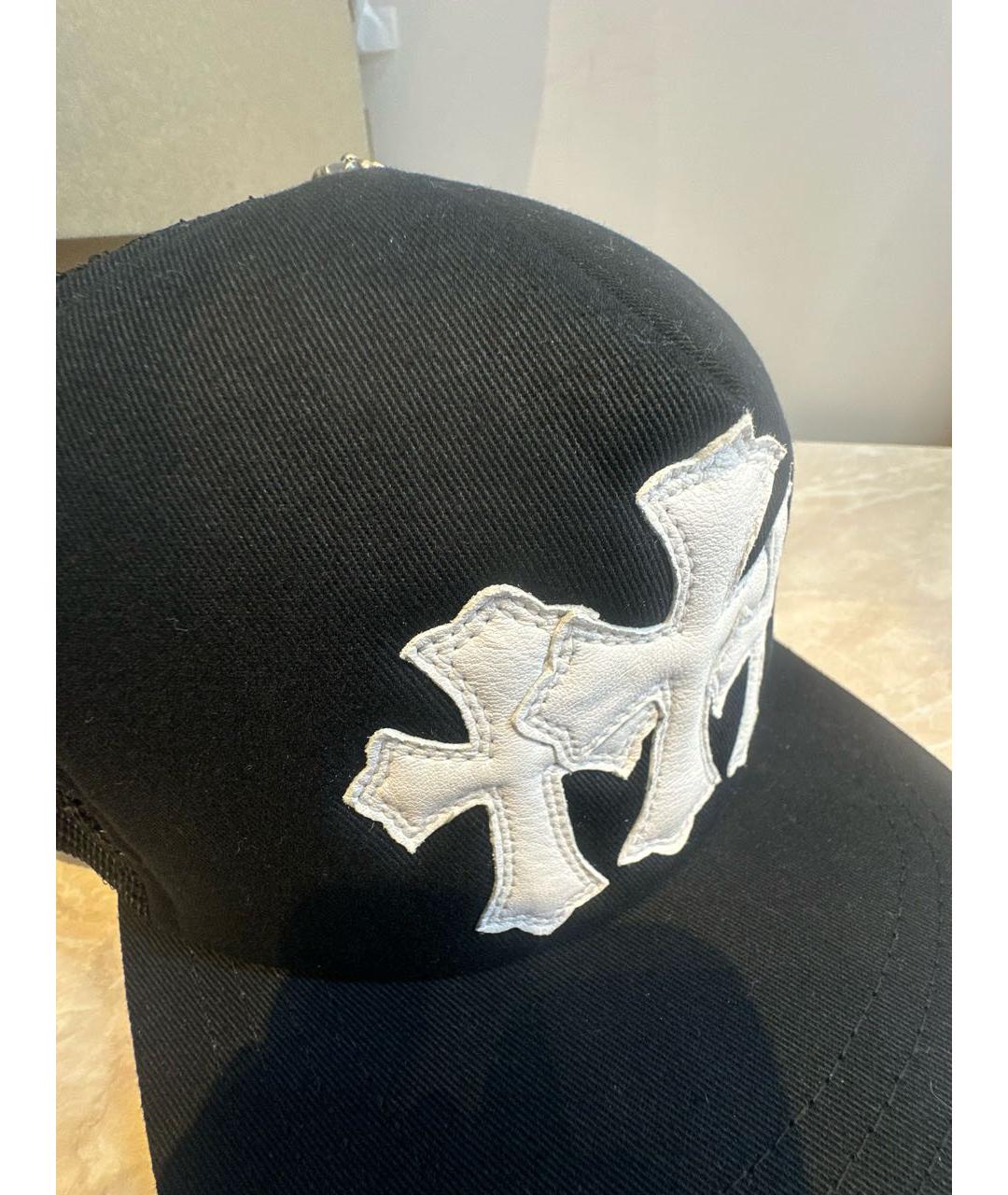 CHROME HEARTS Черная кепка/бейсболка, фото 4