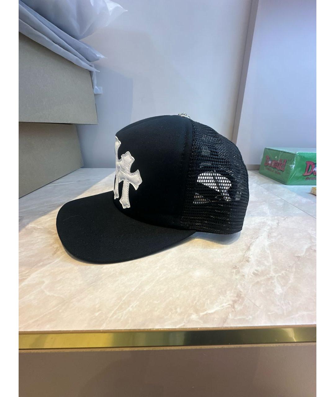 CHROME HEARTS Черная кепка/бейсболка, фото 2