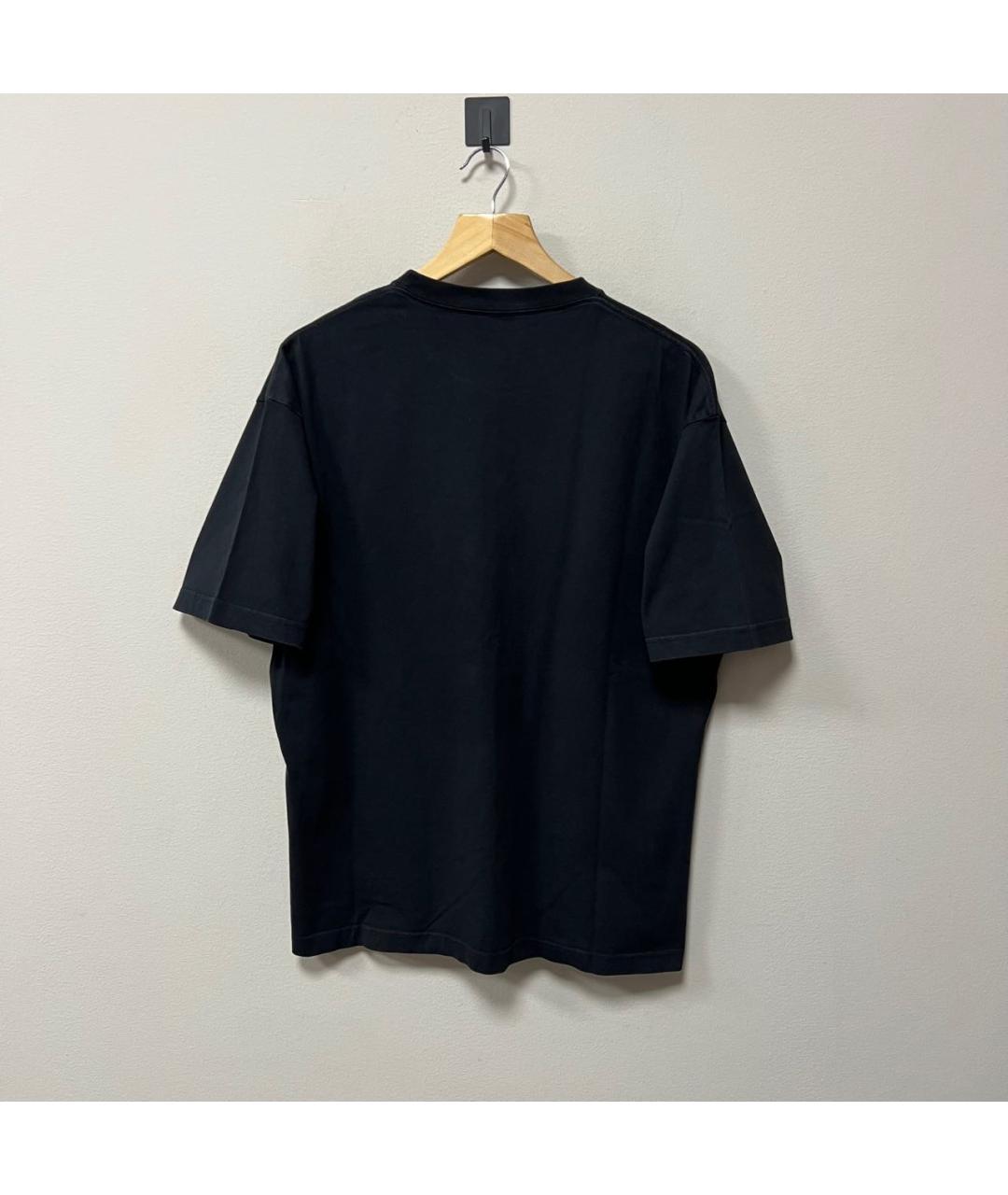 BALENCIAGA Черная футболка, фото 3
