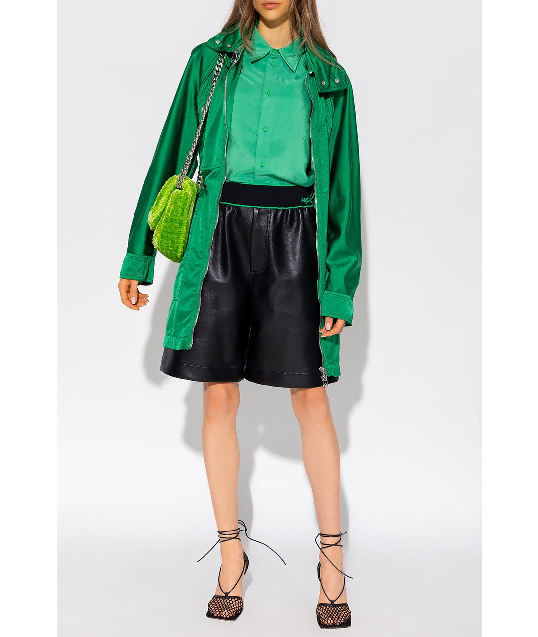 BOTTEGA VENETA Зеленая рубашка, фото 5