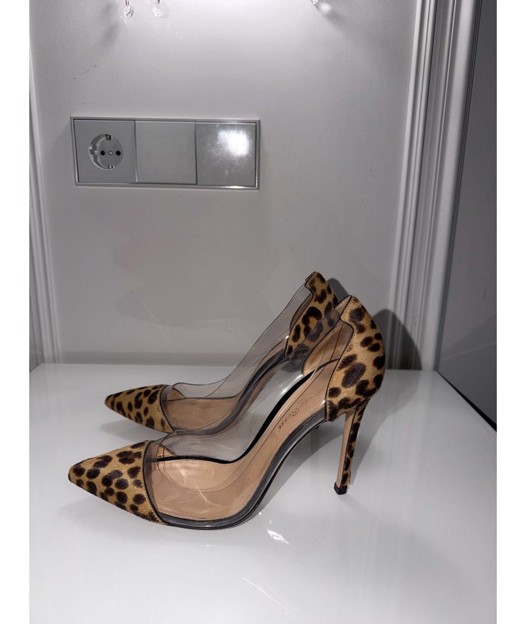 GIANVITO ROSSI Коричневые замшевые туфли, фото 8