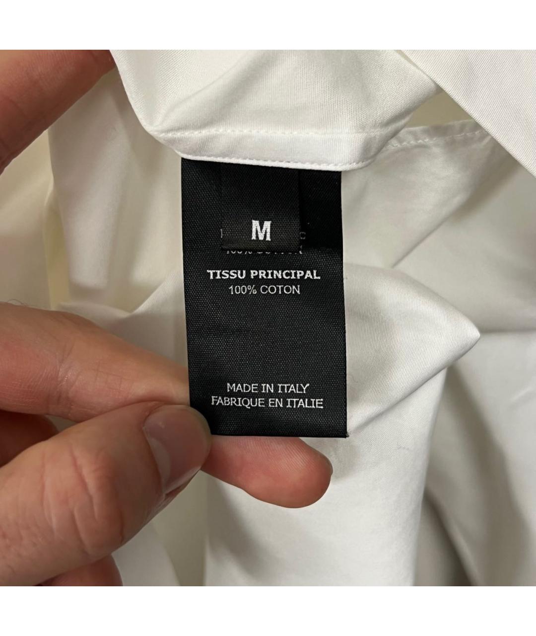 VETEMENTS Белая хлопковая классическая рубашка, фото 5