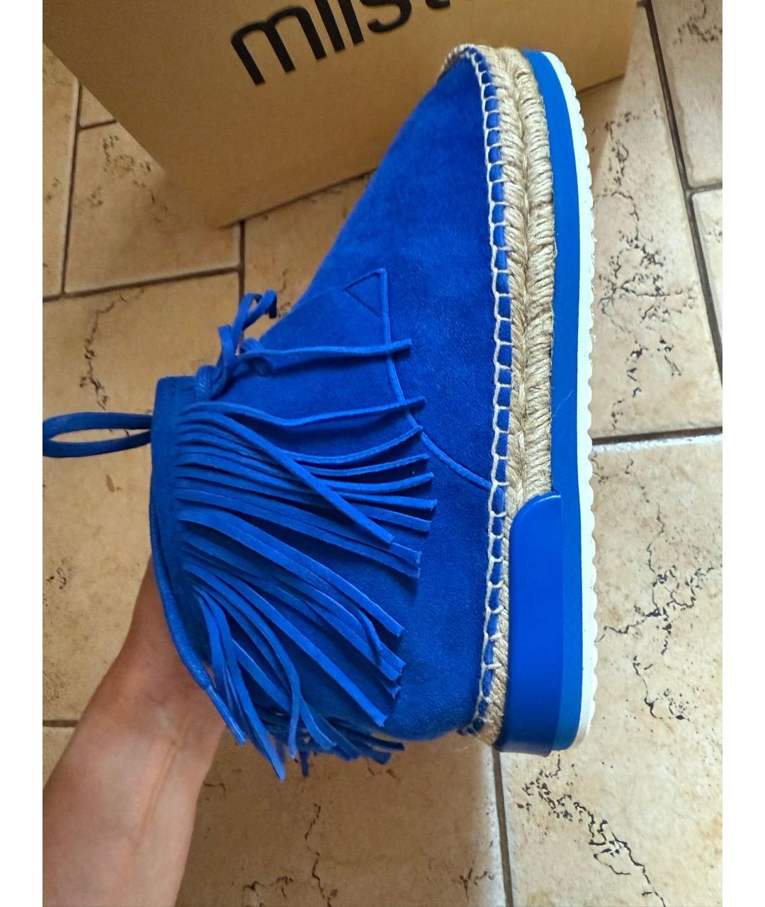 MIISTA Синие замшевые эспадрильи, фото 7