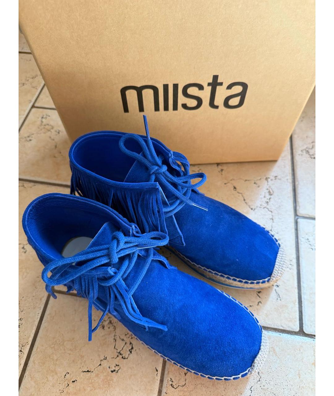 MIISTA Синие замшевые эспадрильи, фото 3