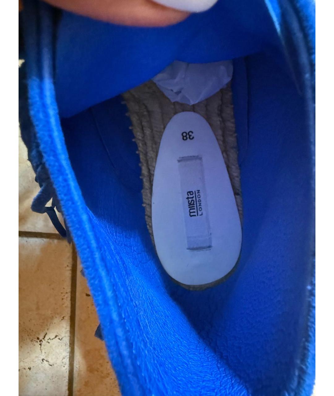 MIISTA Синие замшевые эспадрильи, фото 4