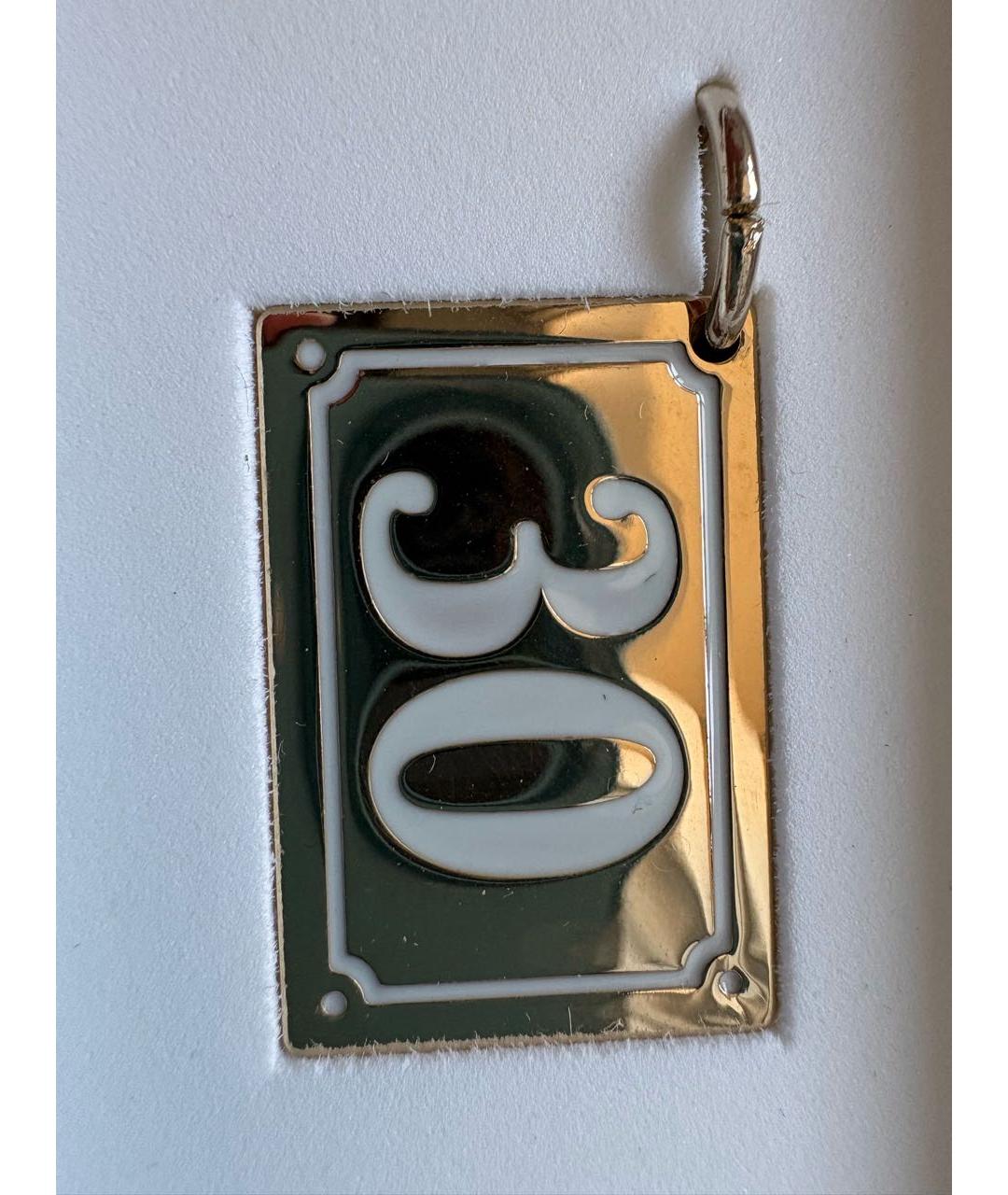 CHRISTIAN DIOR Золотой брелок, фото 7