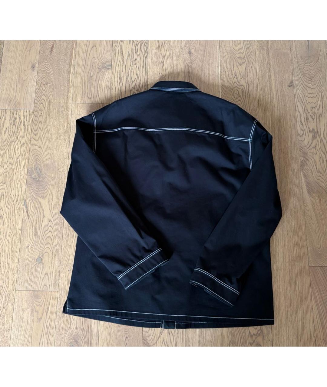 PRADA Черная хлопковая кэжуал рубашка, фото 2