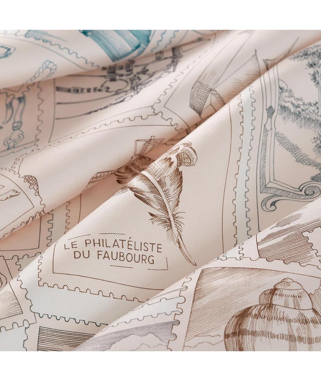 HERMES Мульти шелковый платок, фото 2