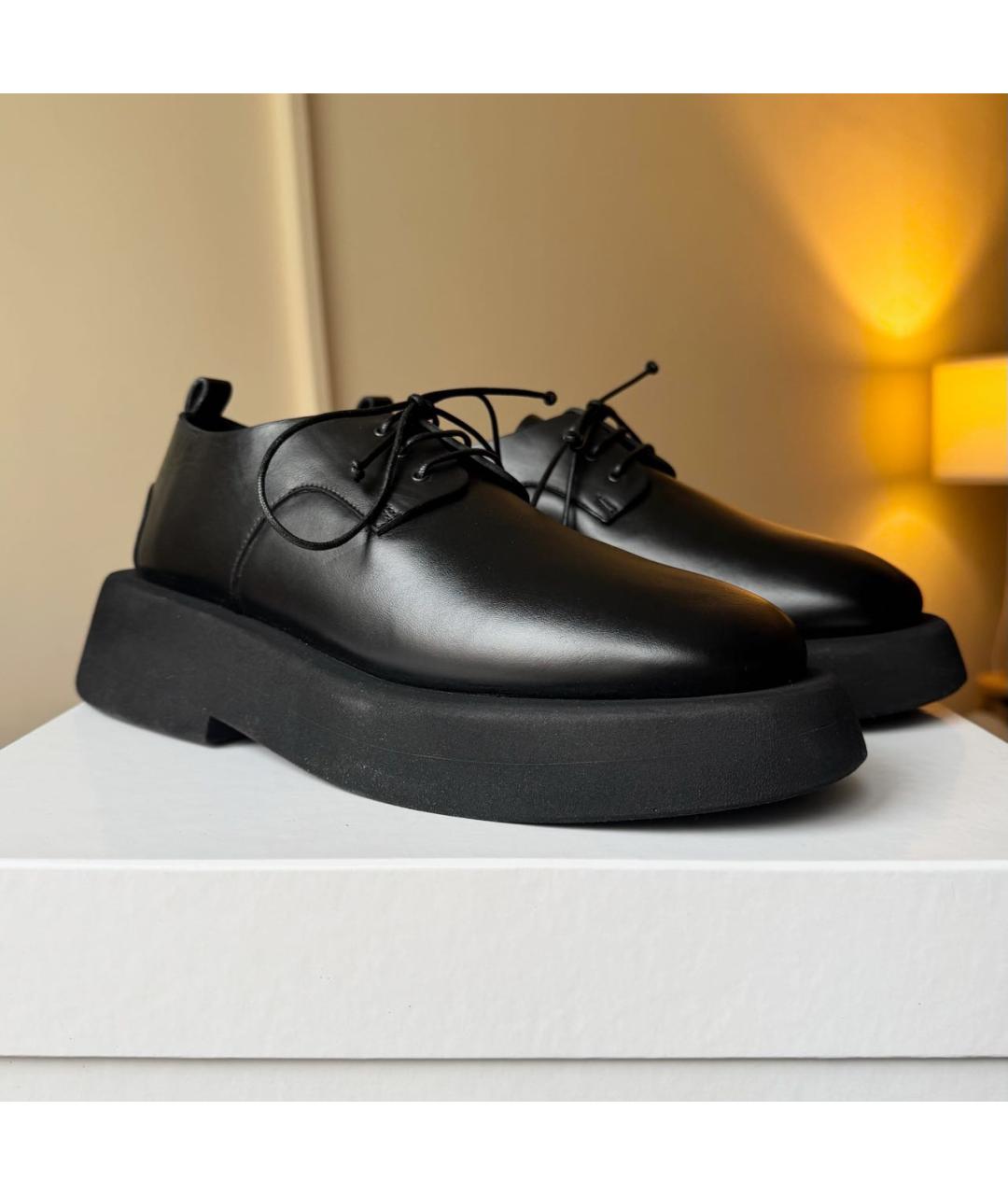 MARSELL Черные кожаные ботинки, фото 7