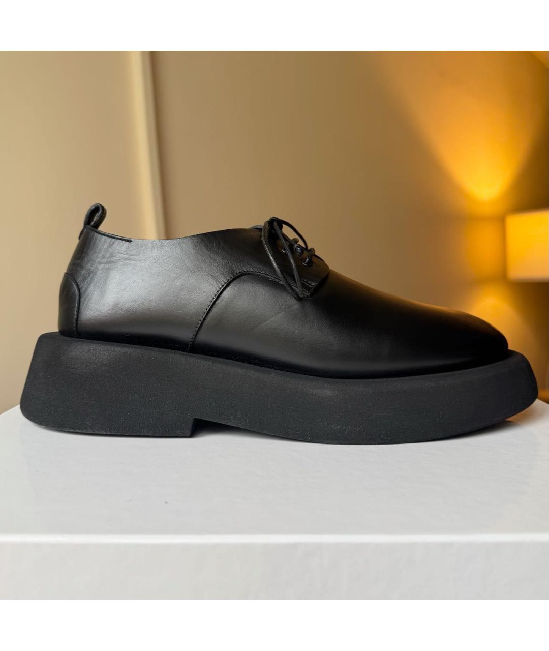 MARSELL Черные кожаные ботинки, фото 8