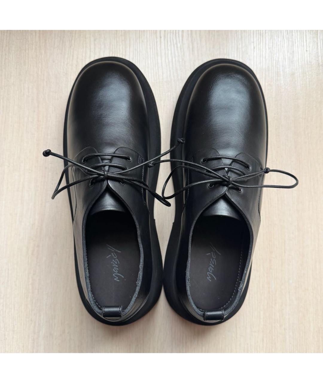 MARSELL Черные кожаные ботинки, фото 5
