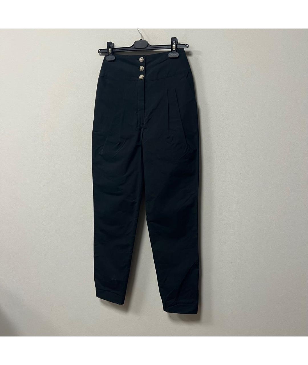 CHANEL Черные прямые брюки, фото 2