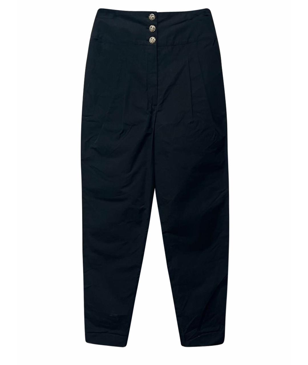 CHANEL Черные прямые брюки, фото 1