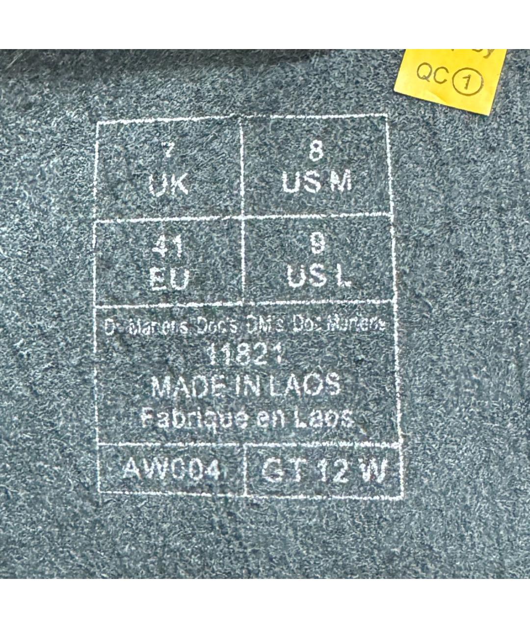 DR. MARTENS Черные кожаные ботинки, фото 8