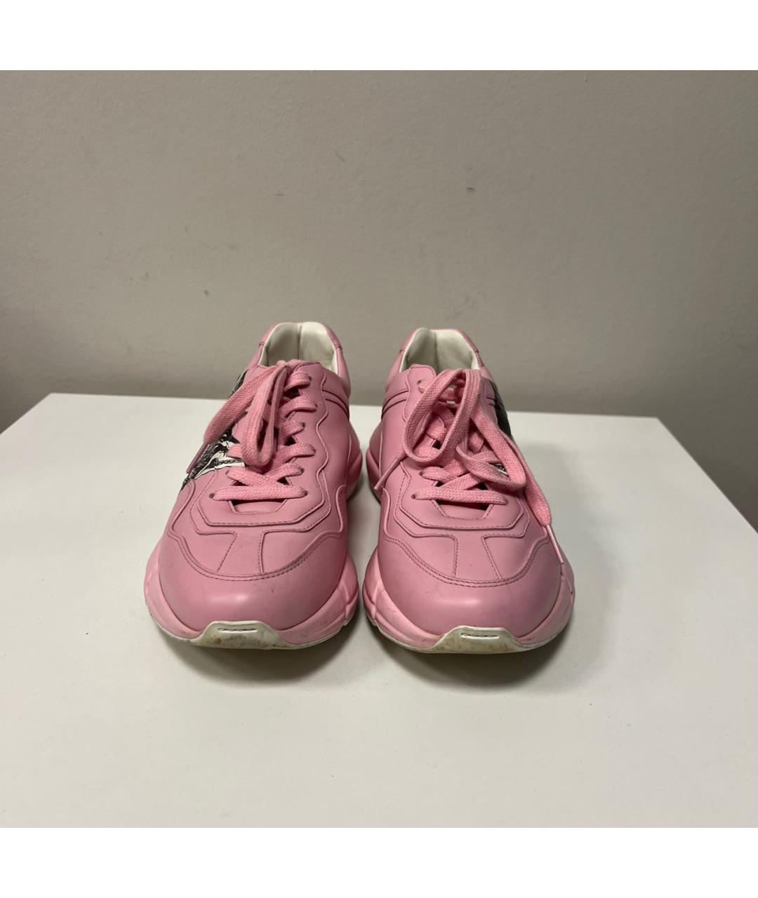 GUCCI Розовые кроссовки, фото 3