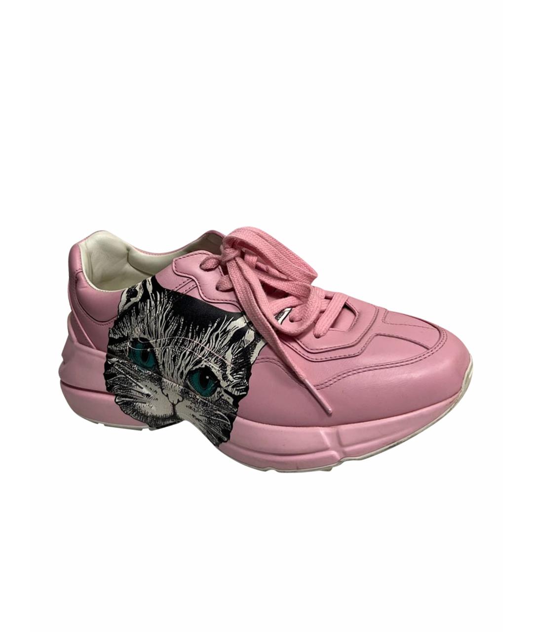 GUCCI Розовые кроссовки, фото 1