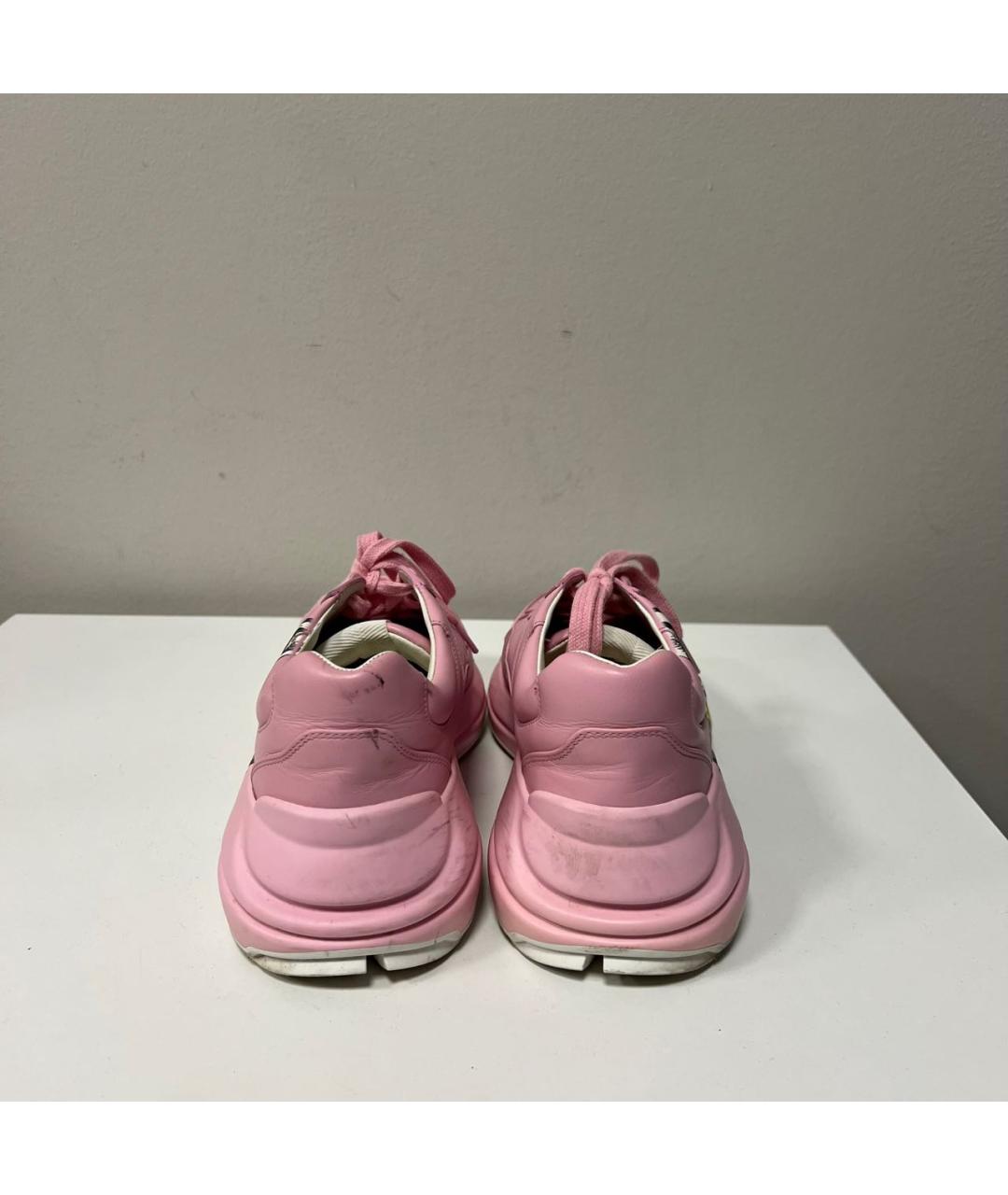 GUCCI Розовые кроссовки, фото 4