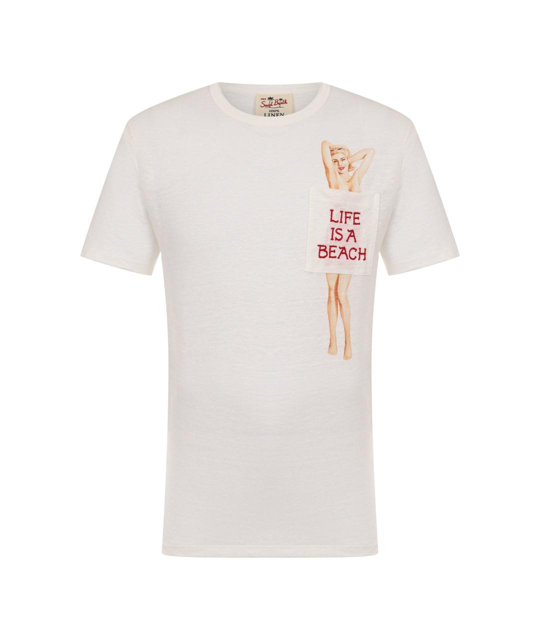 MC2 SAINT BARTH Белая футболка, фото 1