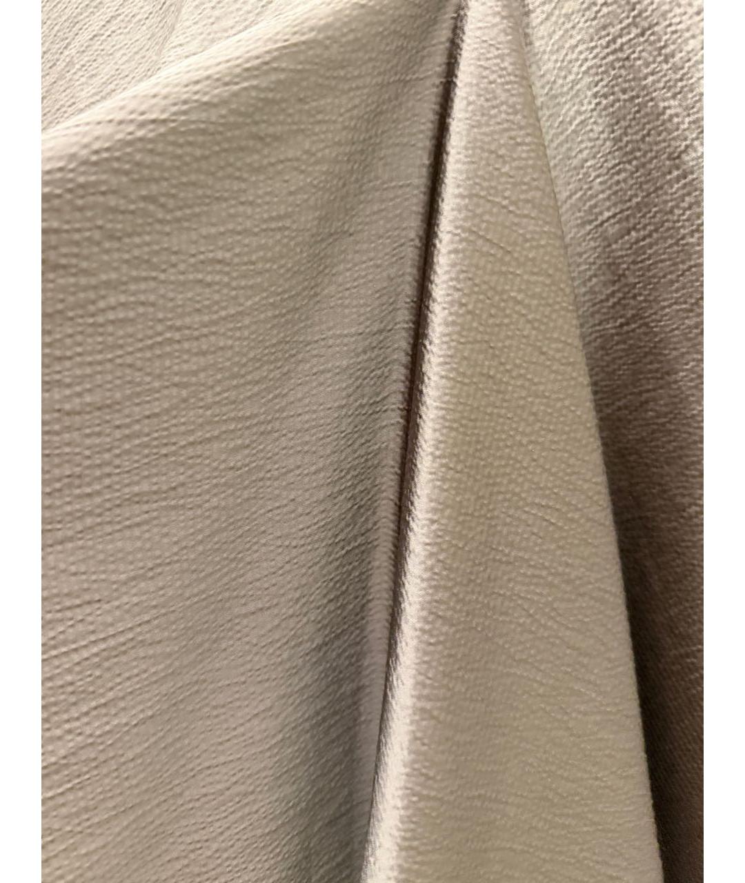 RICK OWENS Серая полиэстеровая юбка миди, фото 4