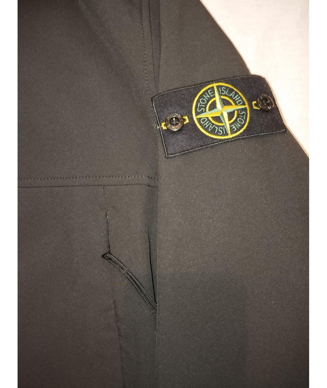 STONE ISLAND Черная куртка, фото 6