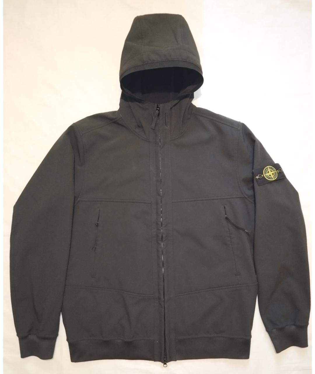 STONE ISLAND Черная куртка, фото 8