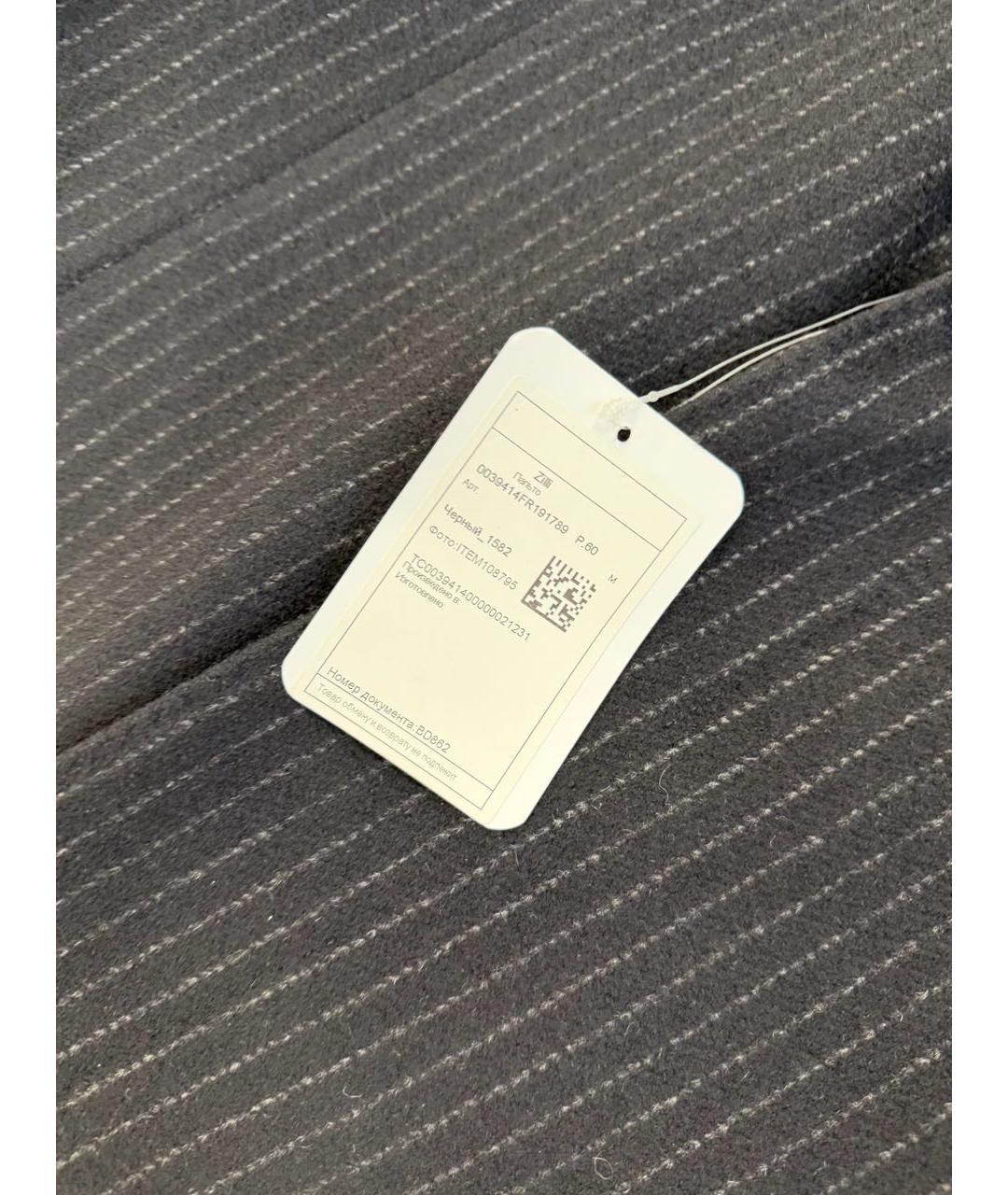 ZILLI Черное кашемировое пальто, фото 4