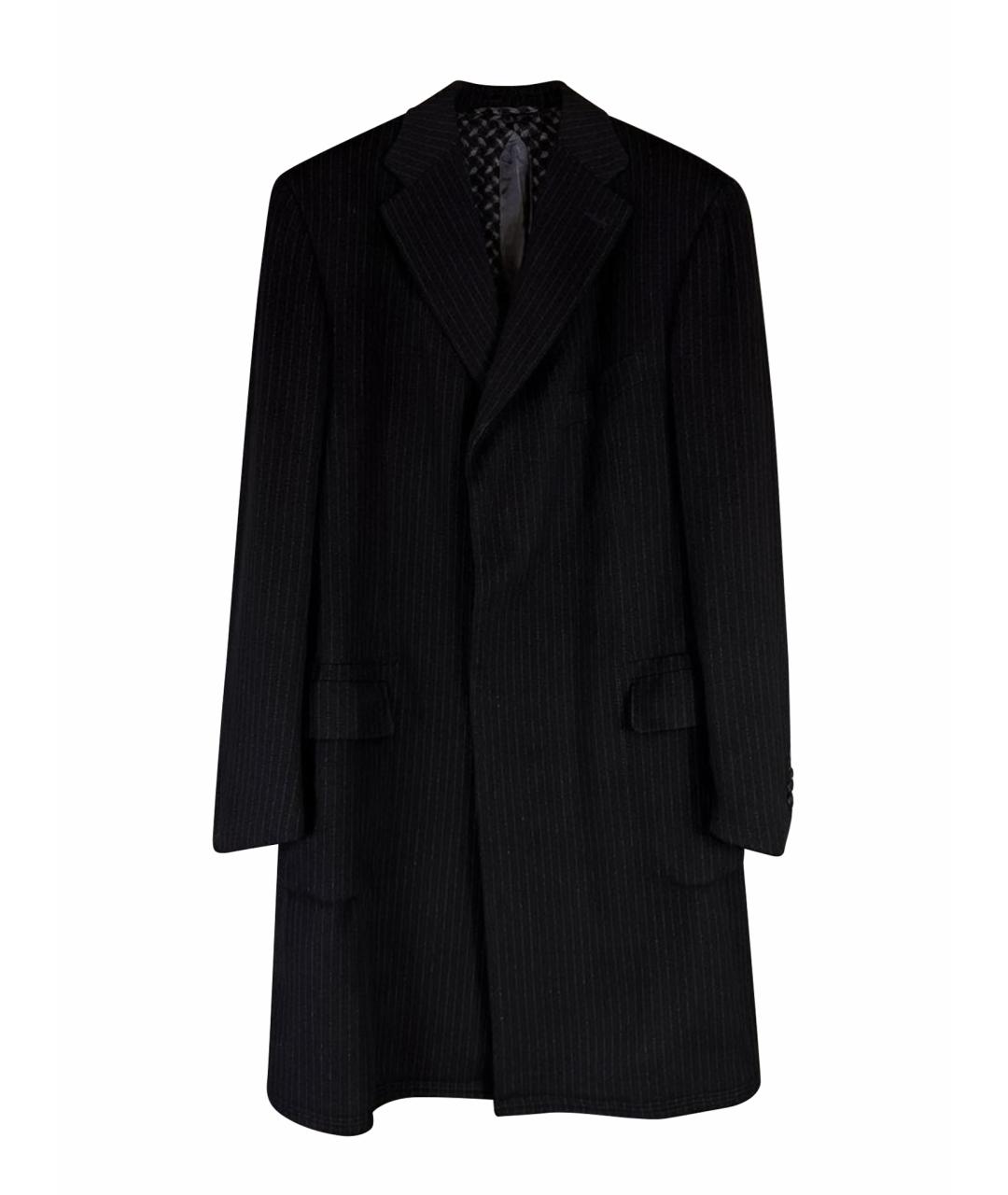 ZILLI Черное кашемировое пальто, фото 1