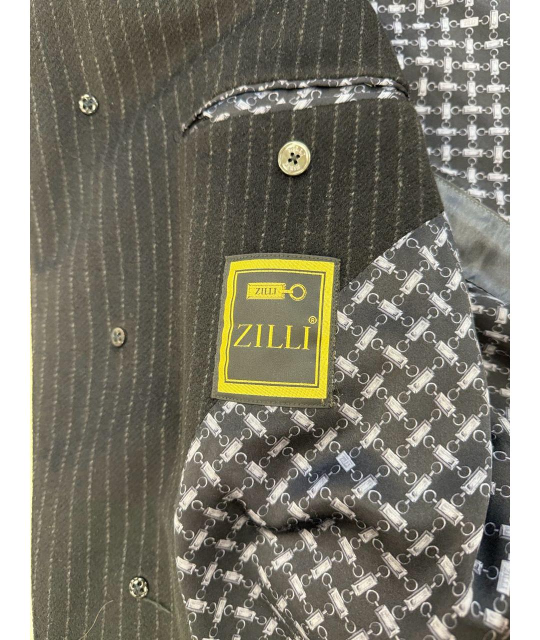 ZILLI Черное кашемировое пальто, фото 3