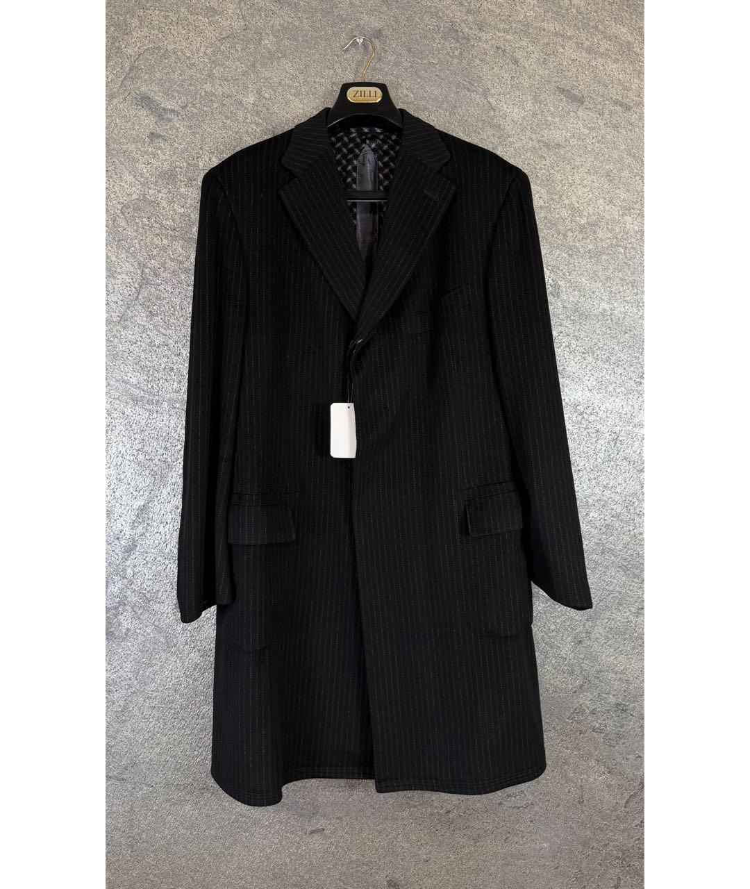 ZILLI Черное кашемировое пальто, фото 9