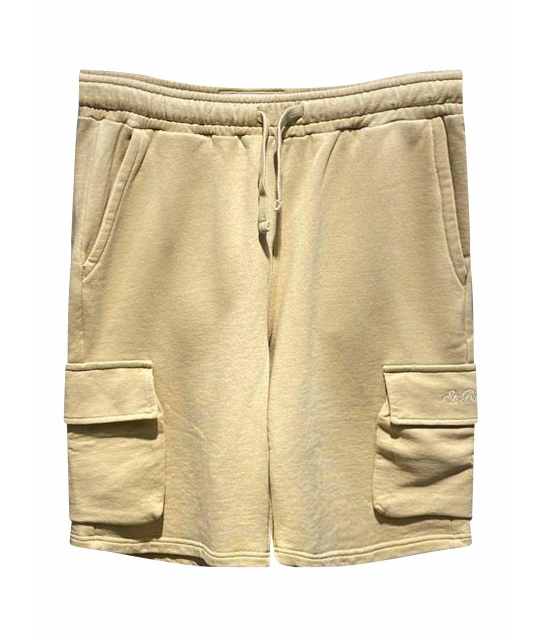 MC2 SAINT BARTH Бежевые хлопковые шорты, фото 1