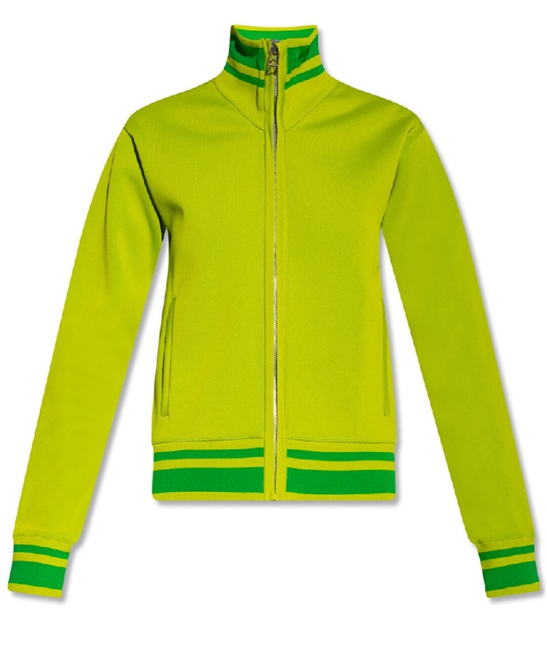 BOTTEGA VENETA Зеленая полиамидовая спортивная куртка, фото 1