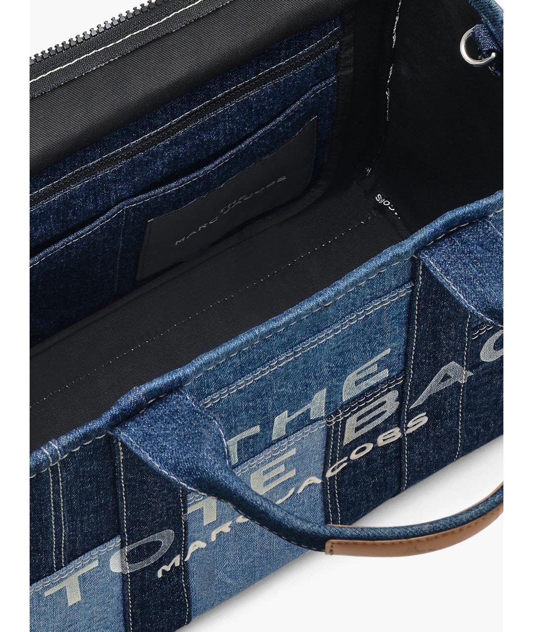 MARC JACOBS Синяя деним сумка тоут, фото 4