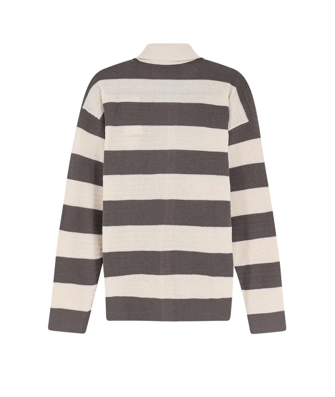 Ami Paris Бежевый хлопковый кардиган, фото 2