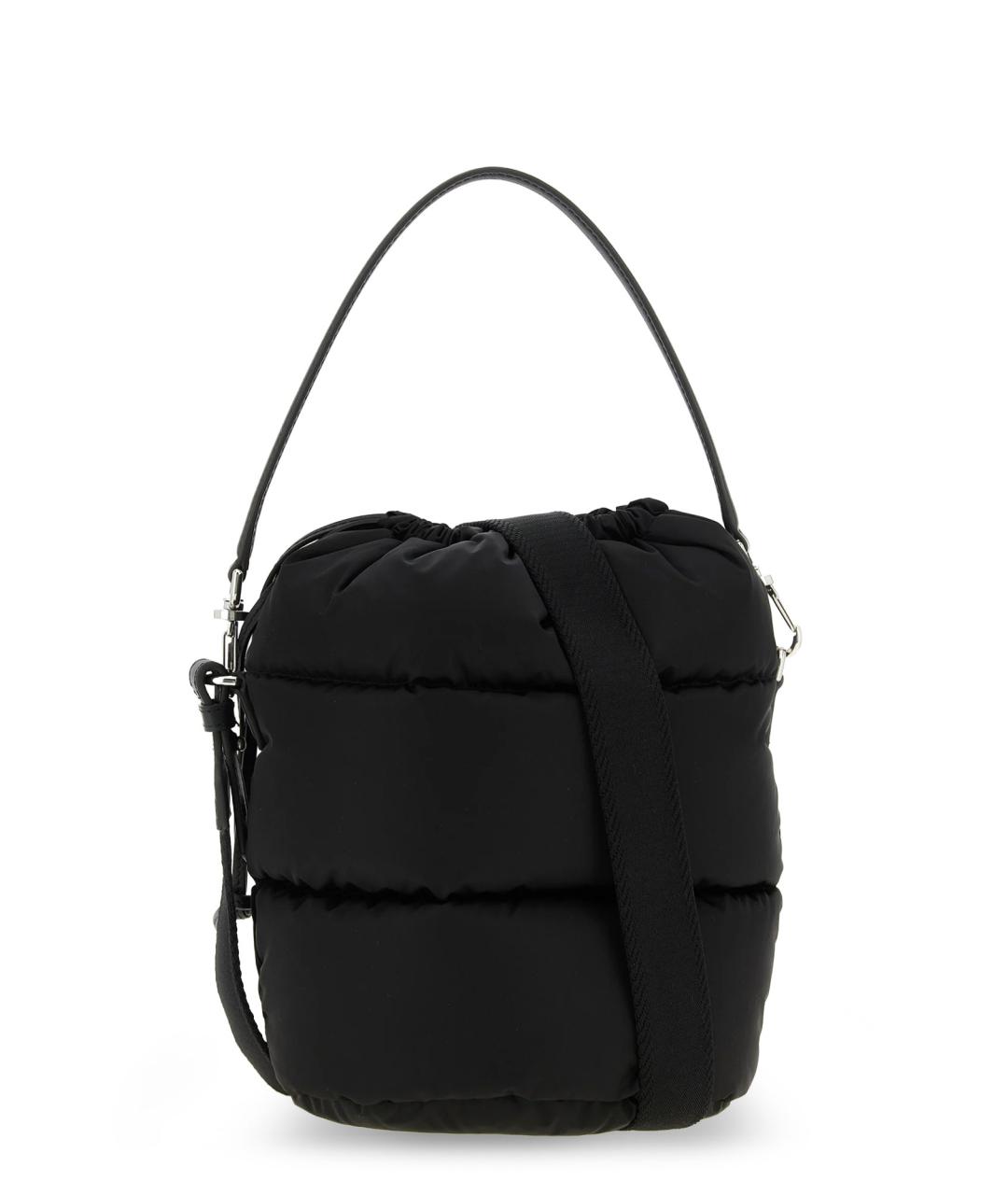 MONCLER Черная синтетическая сумка через плечо, фото 2