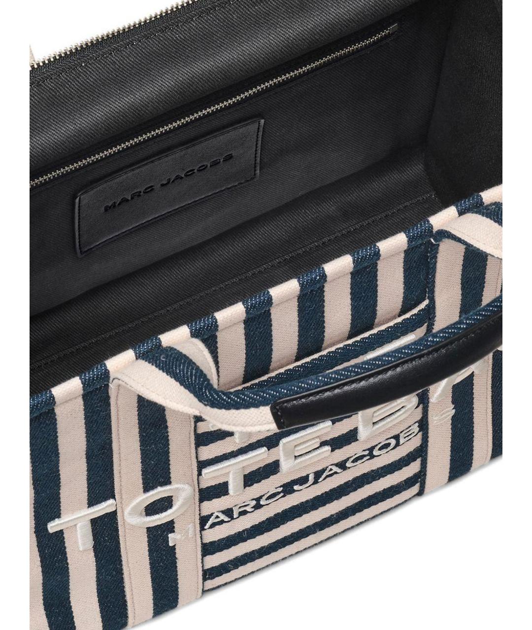 MARC JACOBS Синяя тканевая сумка тоут, фото 4