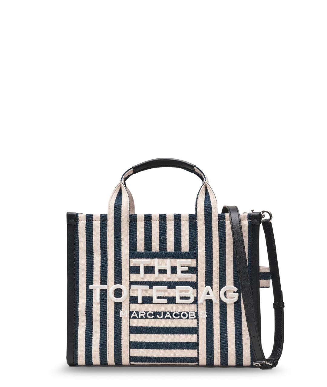 MARC JACOBS Синяя тканевая сумка тоут, фото 1