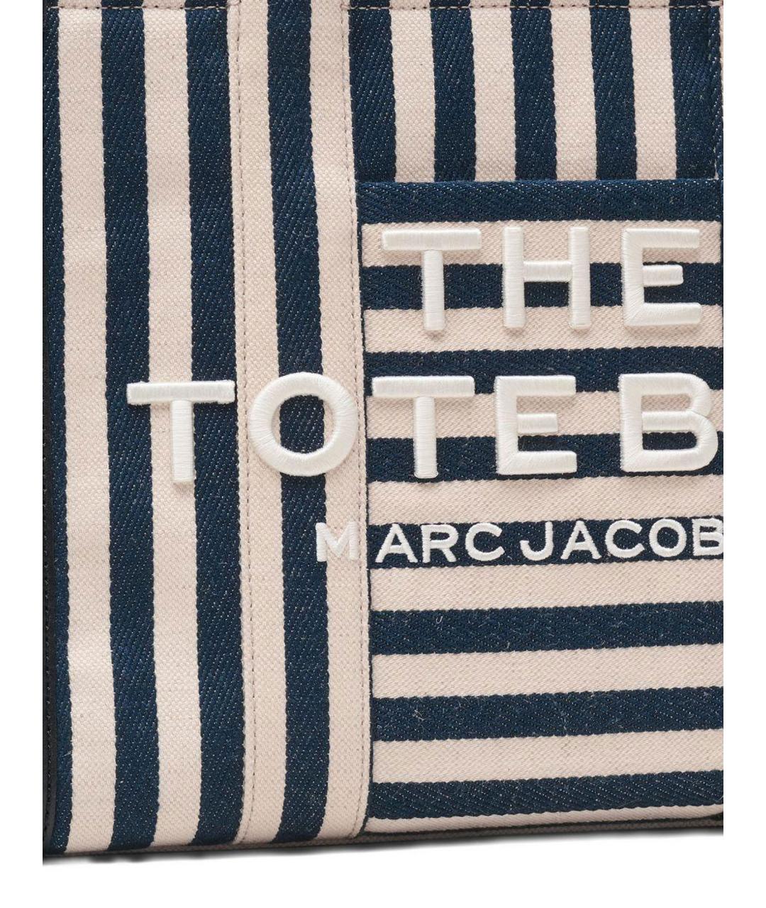 MARC JACOBS Синяя тканевая сумка тоут, фото 3