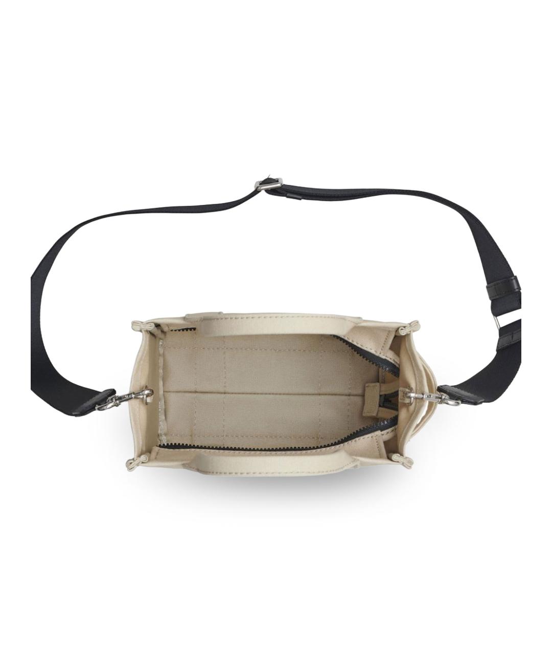 MARC JACOBS Бежевая хлопковая сумка тоут, фото 3