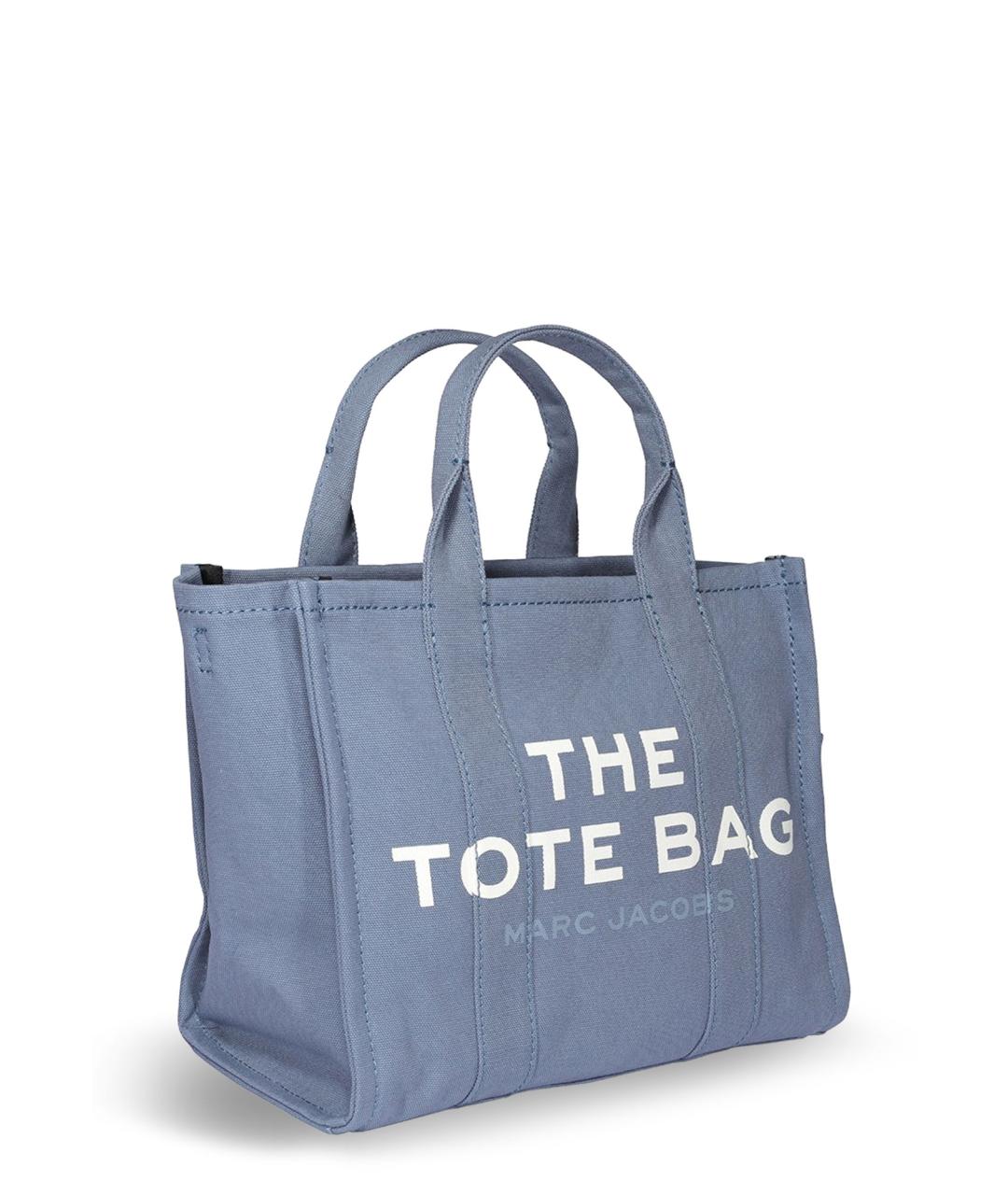 MARC JACOBS Голубая тканевая сумка тоут, фото 3