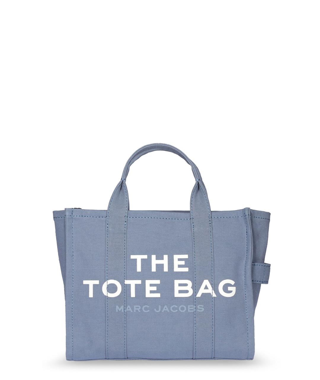 MARC JACOBS Голубая тканевая сумка тоут, фото 1