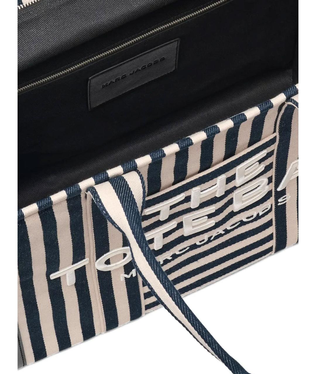 MARC JACOBS Синяя тканевая сумка тоут, фото 4