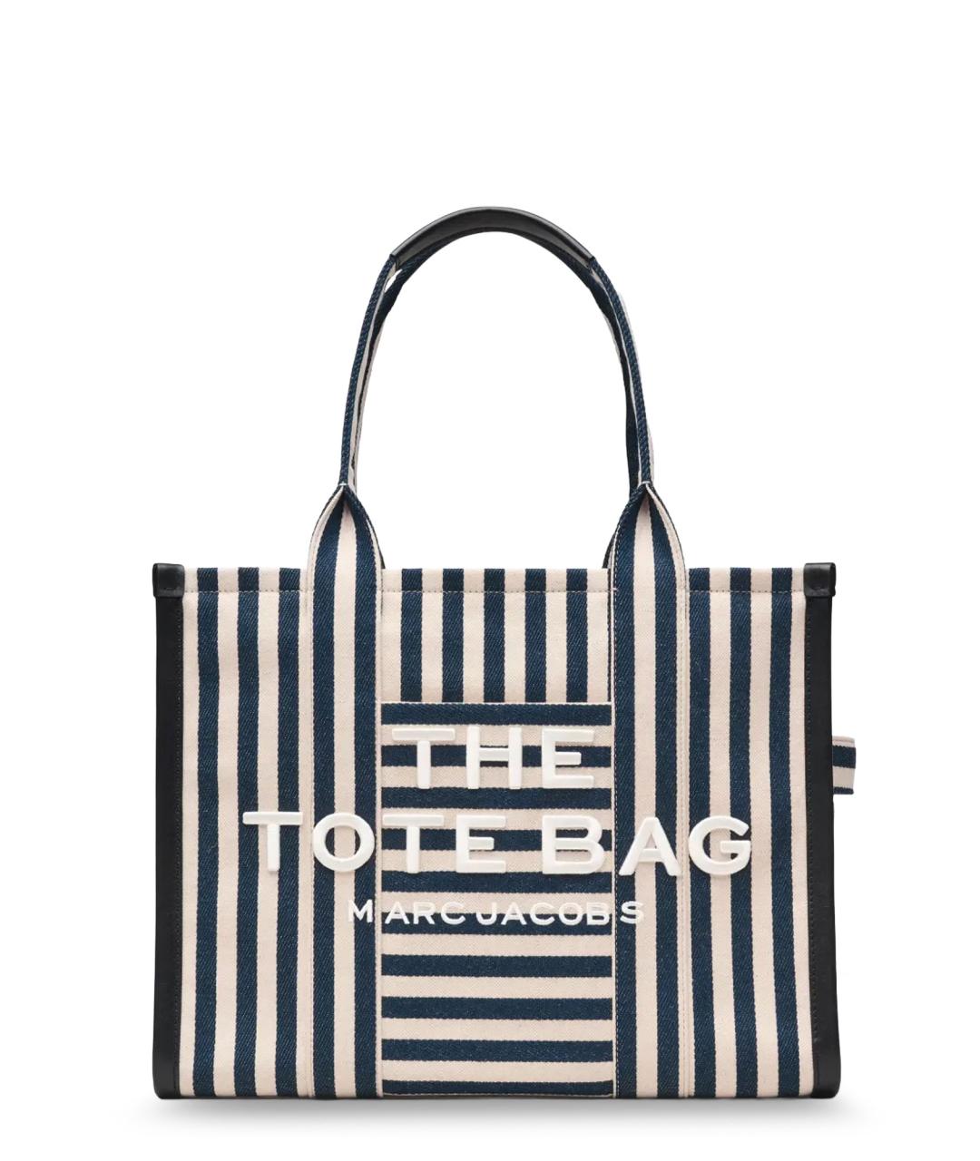 MARC JACOBS Синяя тканевая сумка тоут, фото 1