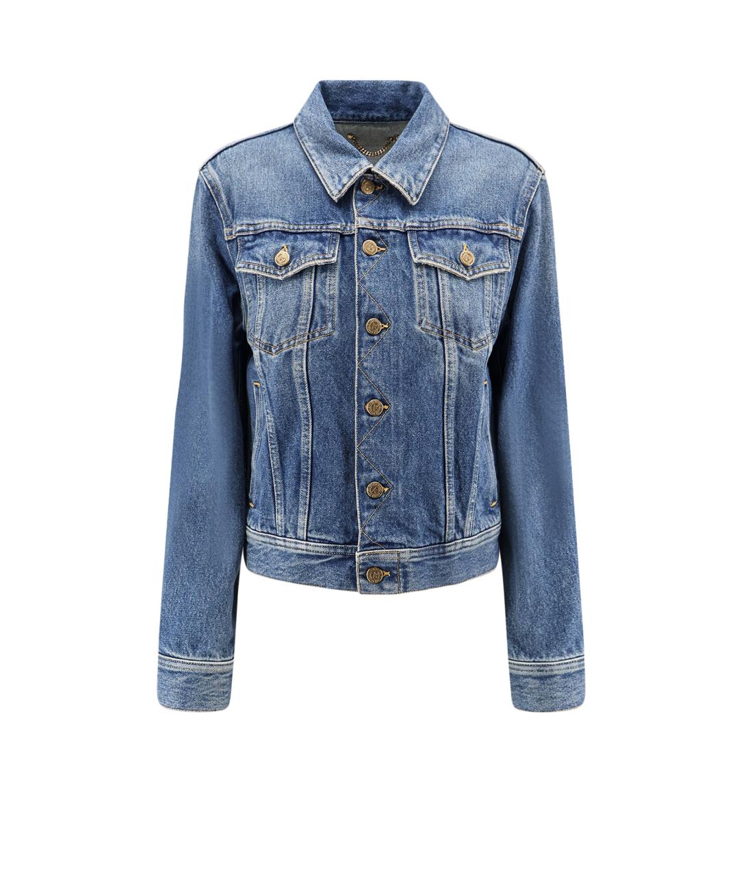 GOLDEN GOOSE DELUXE BRAND Синяя хлопковая куртка, фото 1