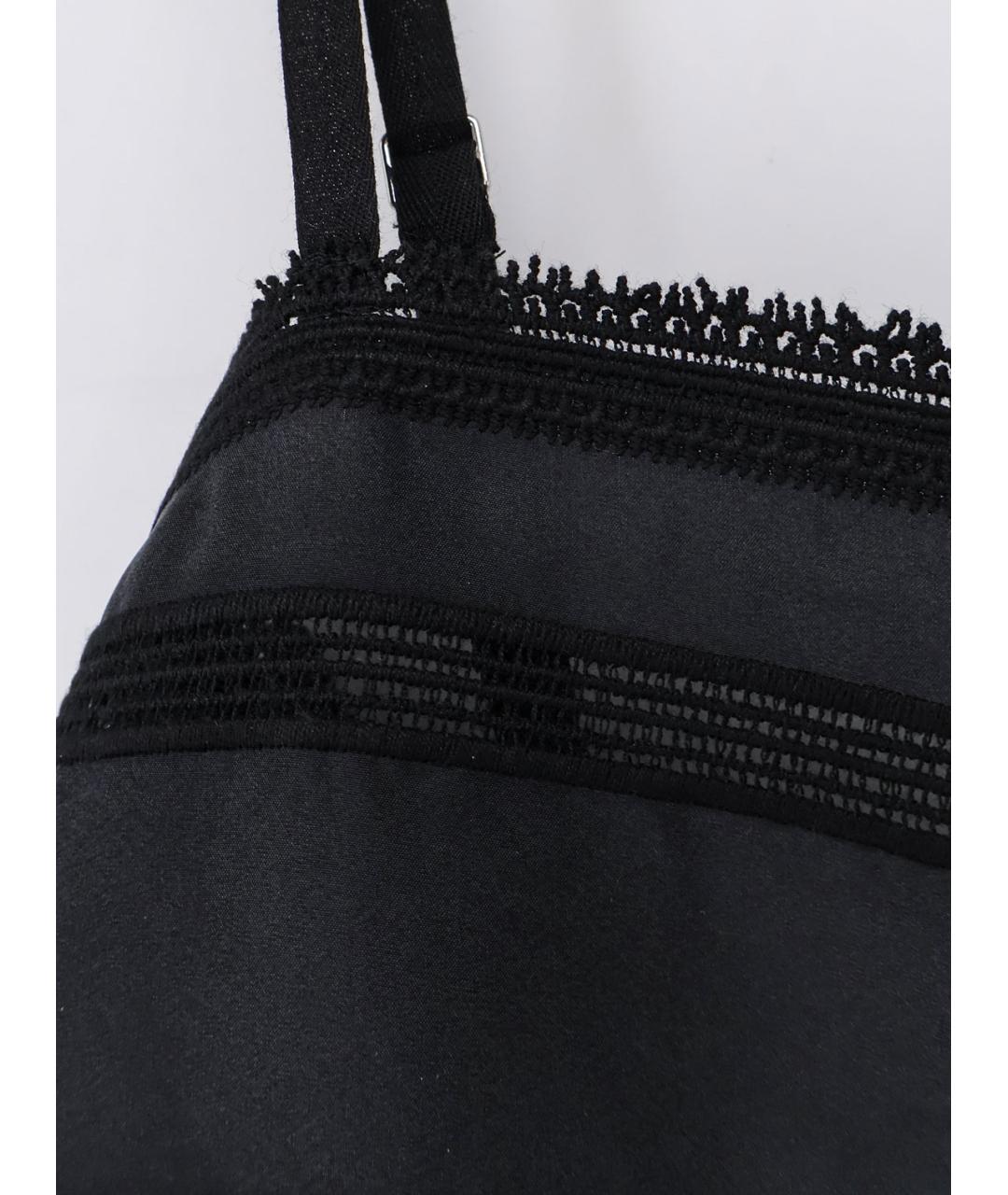 TOTEME Черное шелковое повседневное платье, фото 3