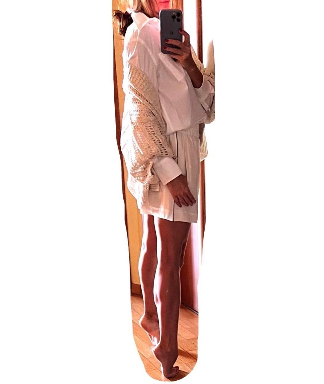 BRUNELLO CUCINELLI Белые хлопковые шорты, фото 5