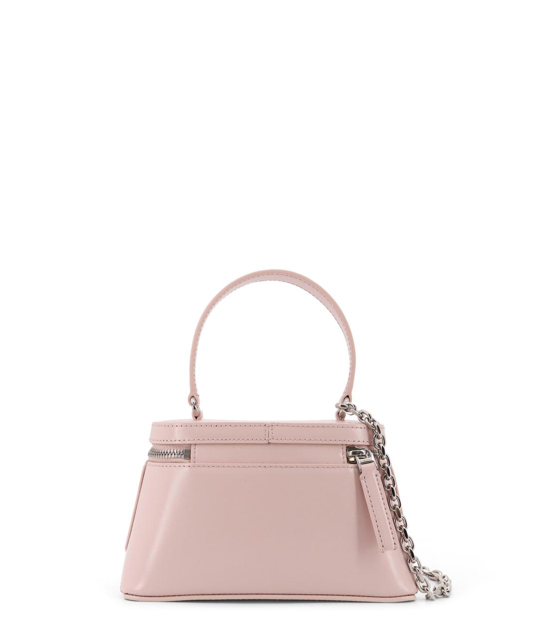 GIVENCHY Розовая кожаная сумка с короткими ручками, фото 2